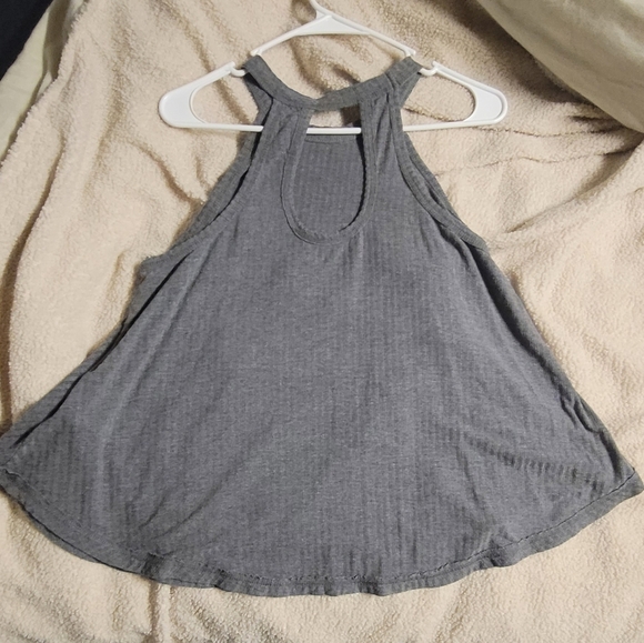 Taylor & Sage Women's Flowy Graphic Tank Top Gray Sz S Desert Rose Tour 79' - Picture 5 of 10